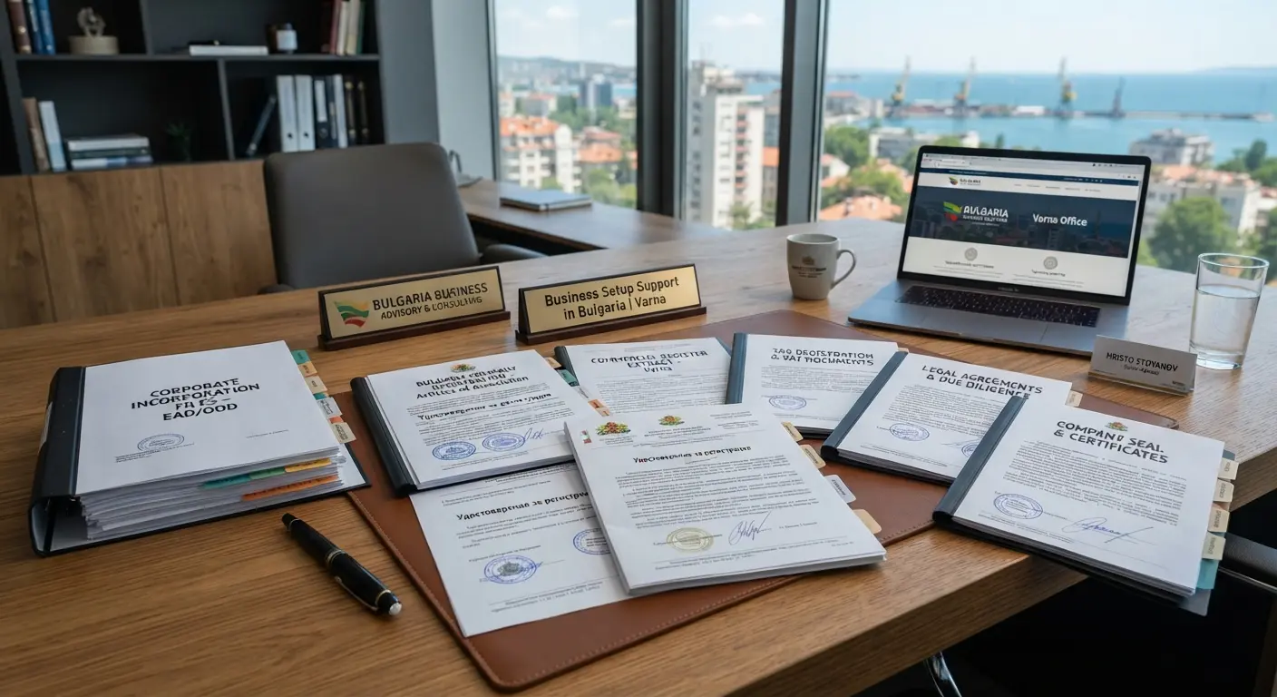 Professional coordination for business setup in local offices